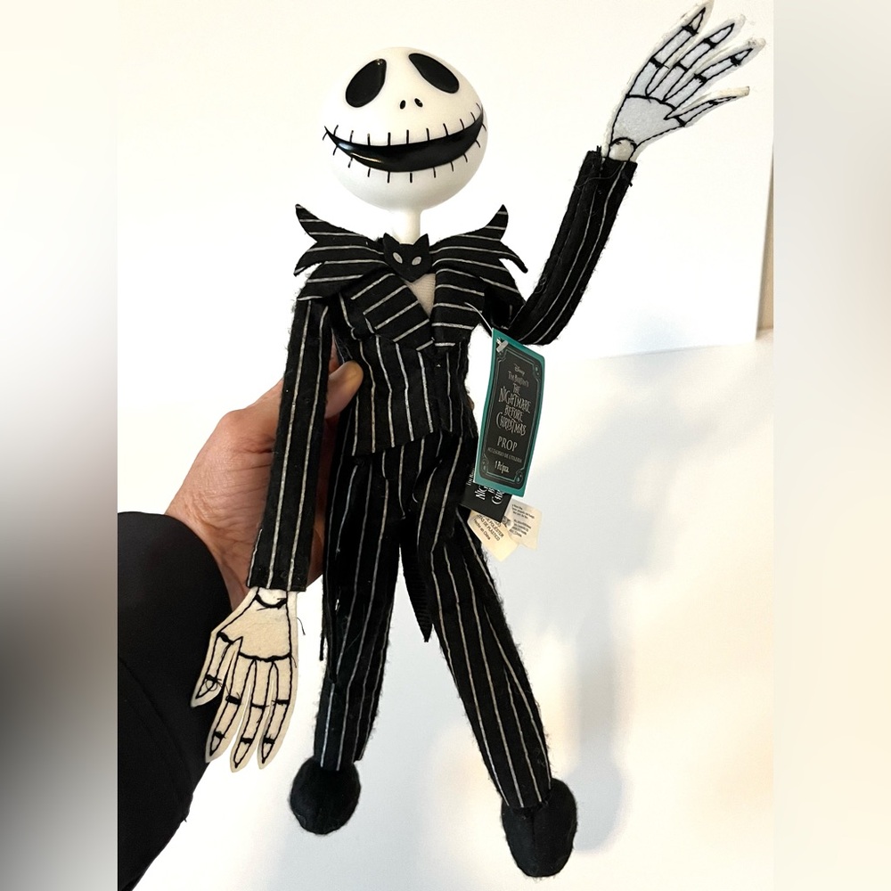 NWT Jack Skellington Disney Nightmare Before Christmas Posable Prop Doll 14"